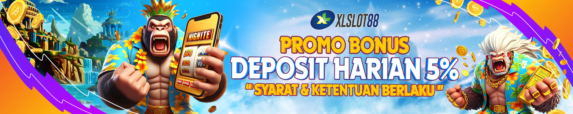 PROMO BONUS DEPOSIT 5% XLSLOT88 UTAMA